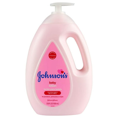 Johnsons Moisturizing Pink Baby Lotion with Coconut Oil