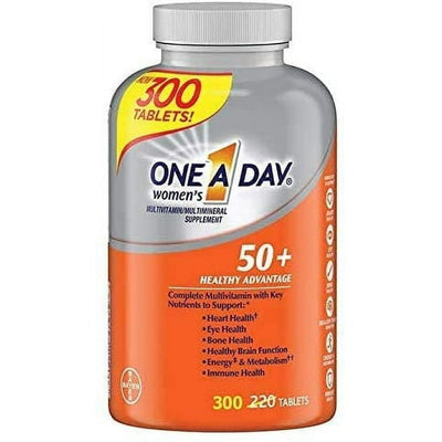 One A Day Women's 50+ Healthy Advantage Multivitamin Multimineral Supplement Tablets, (300 Count)