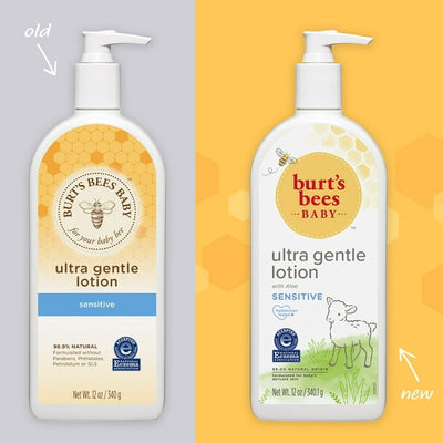 Burt's Bees Ultra Gentle Baby Lotion with Aloe for Sensitive Skin