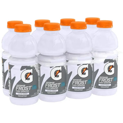Gatorade Frost Thirst Quencher, Glacier Cherry Sports Drinks, 20 fl oz, 8 Count Bottles